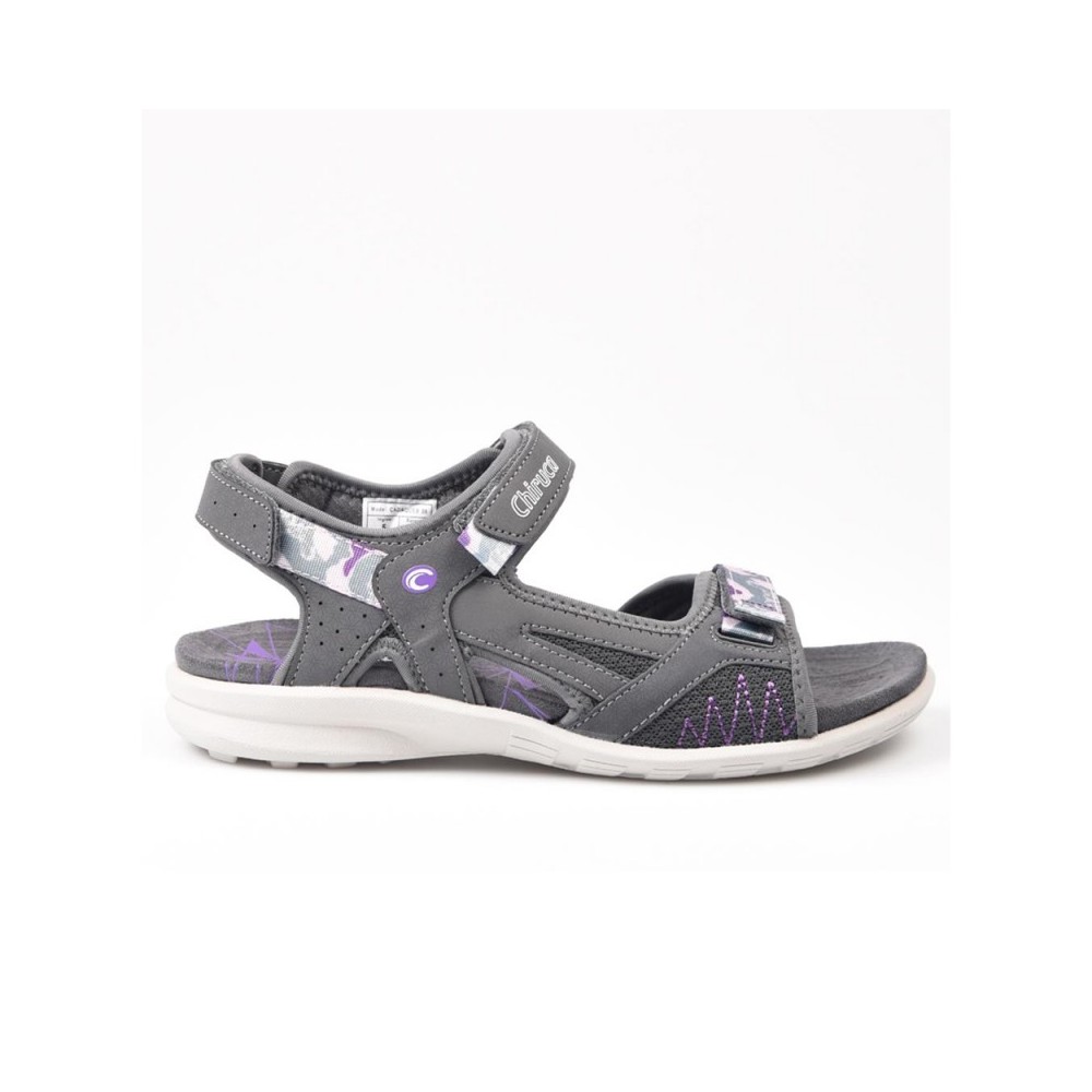 Sandalias Planas Mujer Chiruca Cadaques 06 Gris