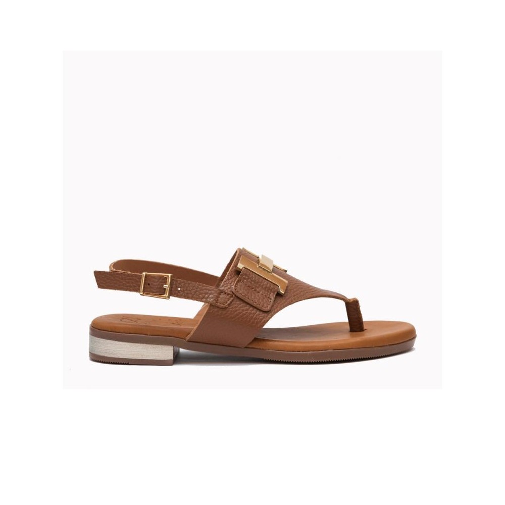 Sandalias Planas Mujer Oh My Sandals 5860 Cuero