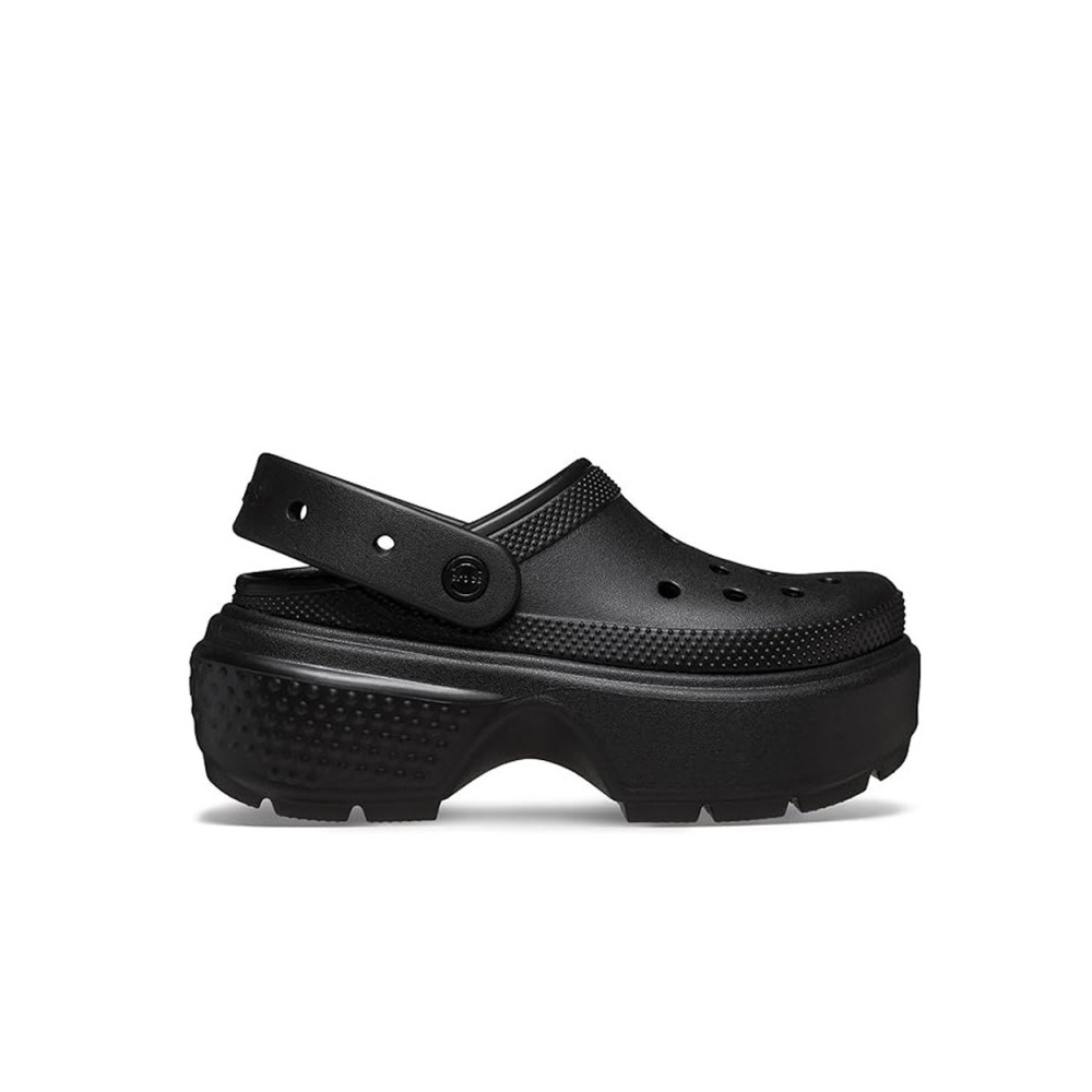 Zuecos Mujer Crocs Stomp Clog U Negro