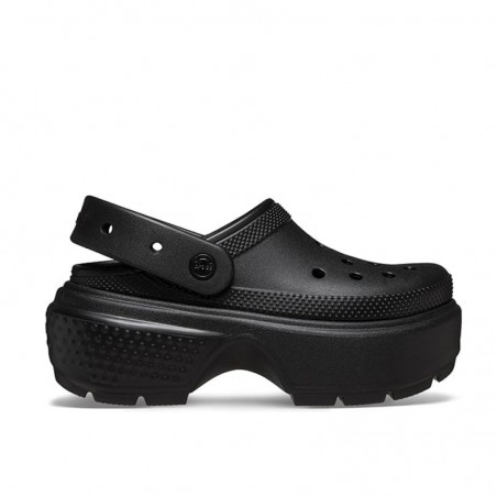 Zuecos Mujer Crocs Stomp Clog U Negro