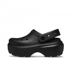 Zuecos Mujer Crocs Stomp Clog U Negro