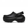 Zuecos Mujer Crocs Stomp Clog U Negro