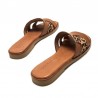 Sandalias Planas Mujer Mustang 54181 Natural