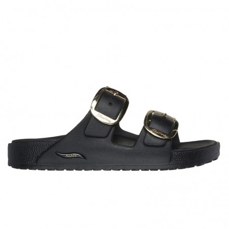 Sandalias Planas Mujer Skechers 111592 Negro