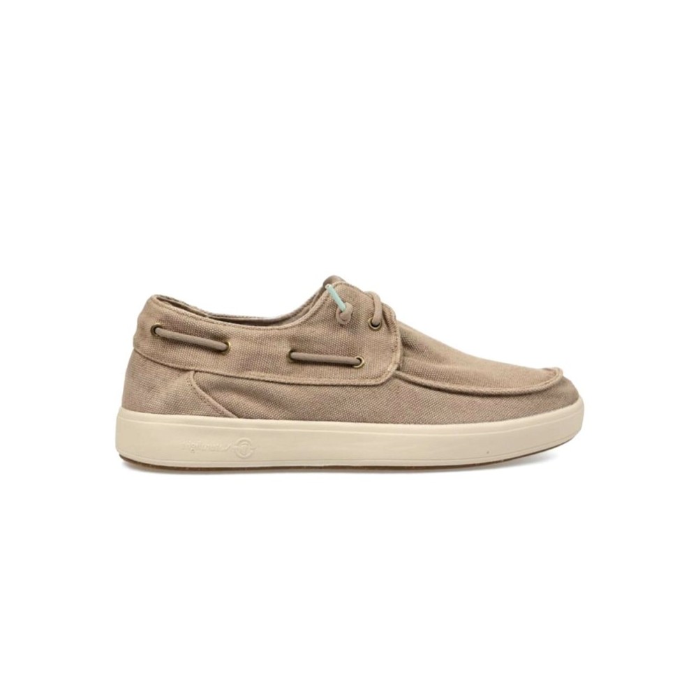 Zapatillas Lona Hombre Natural World 8413E Beig