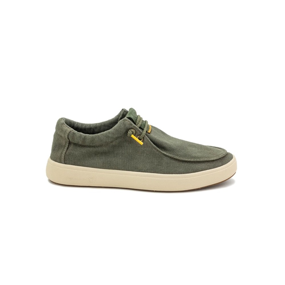 Zapatillas Lona Hombre Natural World 8411E Kaki