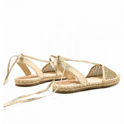 Sandalias Planas Mujer Mustang 51841 Oro