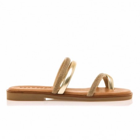 Sandalias Planas Mujer Mustang 54563 Rosa