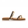 Sandalias Planas Mujer Mustang 54563 Oro
