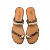 Sandalias Planas Mujer Mustang 54563 Oro
