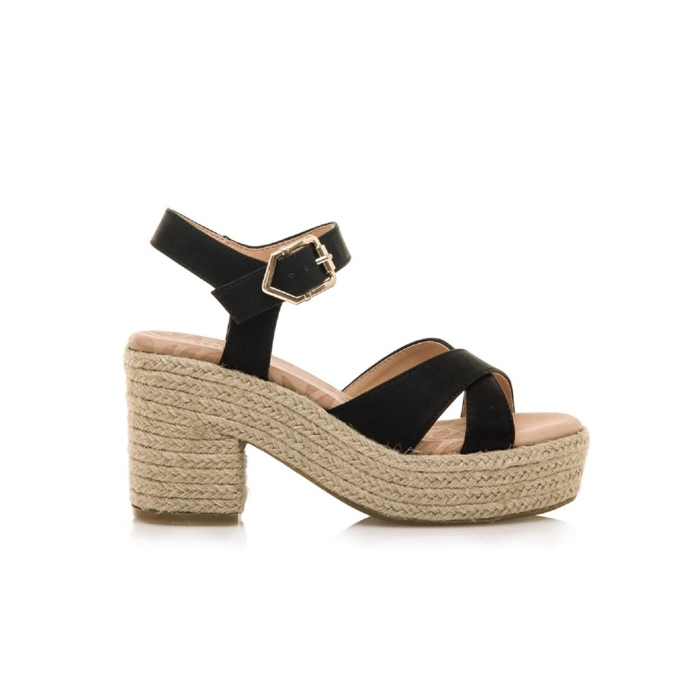 Sandalias de Tacón Mujer Mustang 59882 Negro