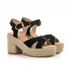 Sandalias de Tacón Mujer Mustang 59882 Negro
