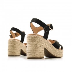 Sandalias de Tacón Mujer Mustang 59882 Negro