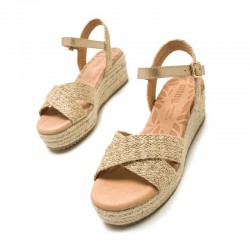 Cuñas de Esparto Mujer Mustang 59553 Natural