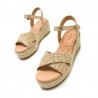 Cuñas de Esparto Mujer Mustang 59553 Natural