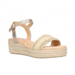 Sandalias Planas Mujer Mustang 59906 Natural
