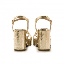 Sandalias de Tacón Mujer Mustang 59609 Oro