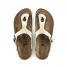 Sandalias Planas Mujer Birkenstock Gizeh Blanco