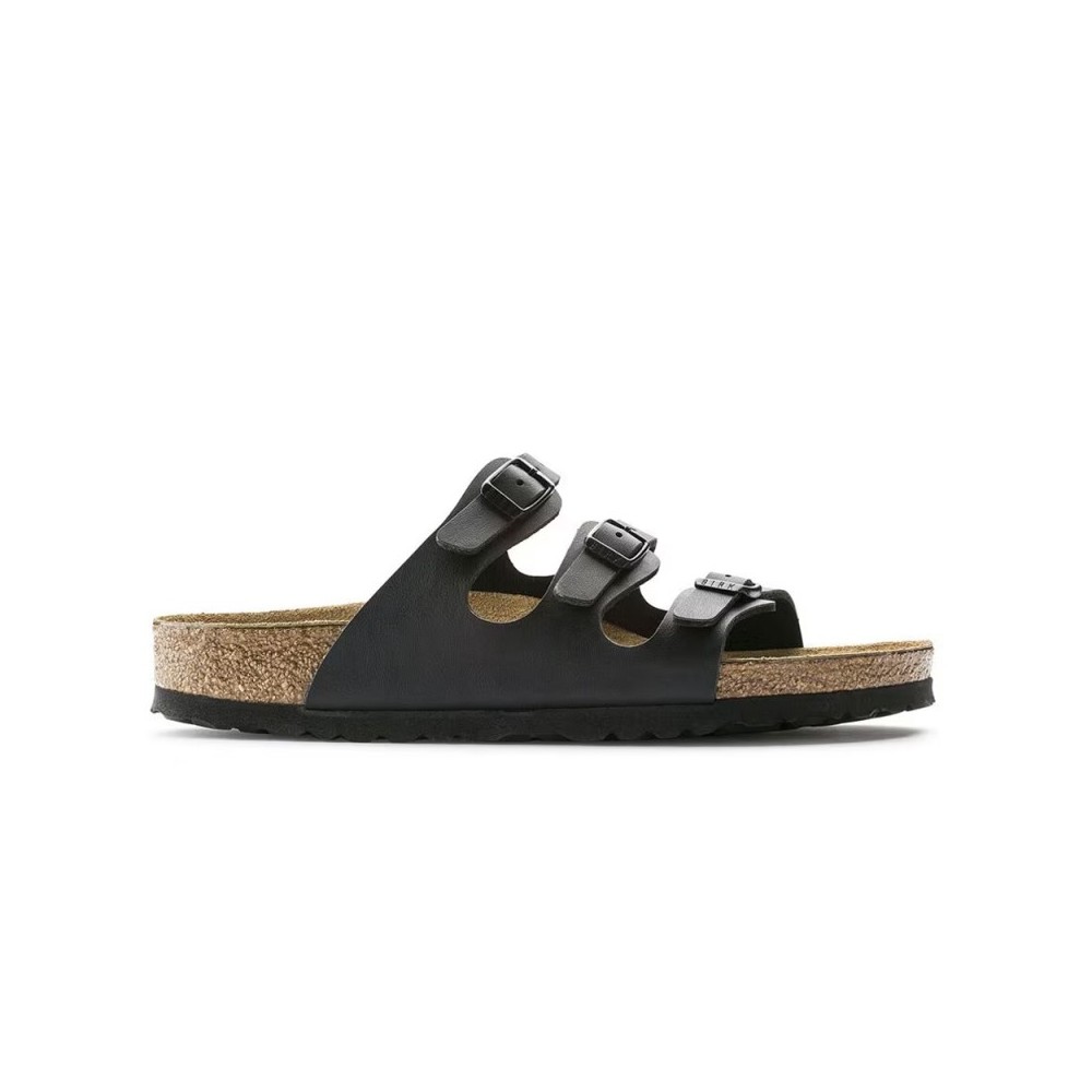 Sandalias Planas Mujer Birkenstock Florida Negro