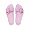 Sandalias Planas Mujer Birkenstock Madrid Big Buckle Eva Rosa