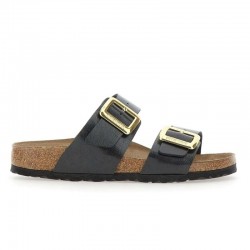 Sandalias Planas Mujer Birkenstock Sydney Negro