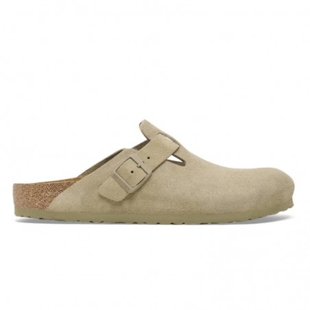 Zuecos Mujer Birkenstock Boston Leve Kaki