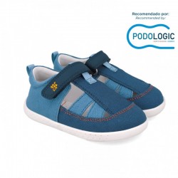 Zapatillas Lona Ba Niño Garvalin 252344 Azul