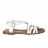 Sandalias Planas Mujer Oh My Sandals 5555 Blanco