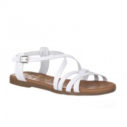Sandalias Planas Mujer Oh My Sandals 5555 Blanco