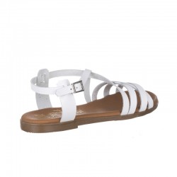Sandalias Planas Mujer Oh My Sandals 5555 Blanco
