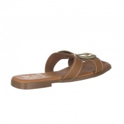 Sandalias Planas Mujer Oh My Sandals 5565 Cuero