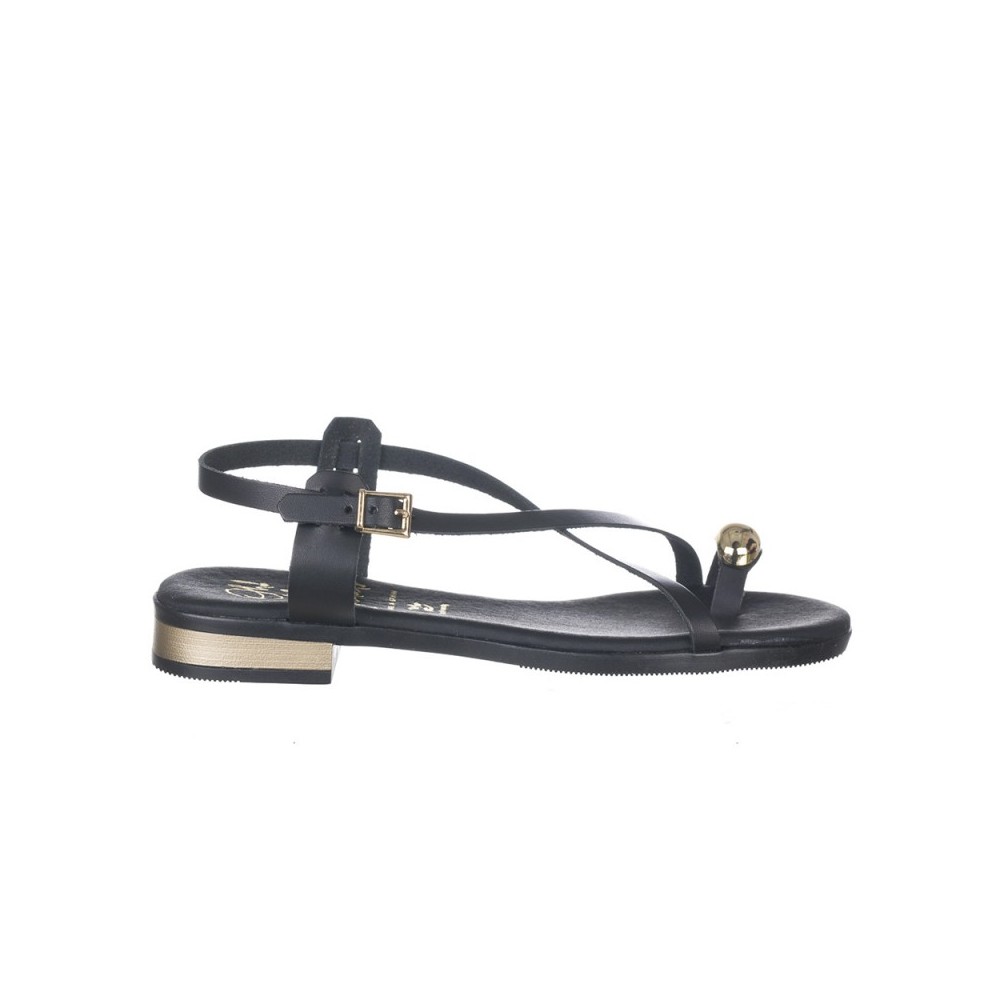Sandalias Planas Mujer Oh My Sandals 5587 Negro