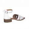 Sandalias Planas Mujer Oh My Sandals 5601 Blanco