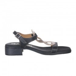 Sandalias Planas Mujer Oh My Sandals 5607 Negro