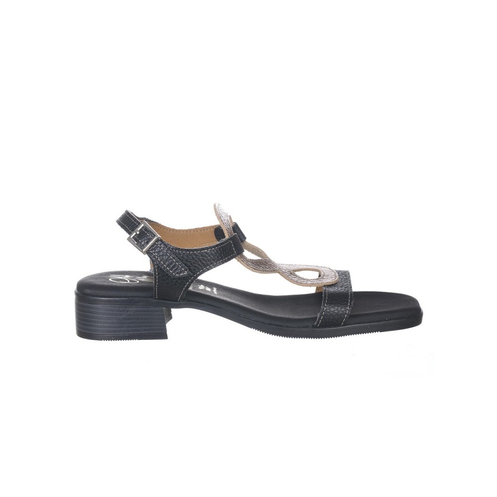Sandalias Planas Mujer Oh My Sandals 5607 Negro