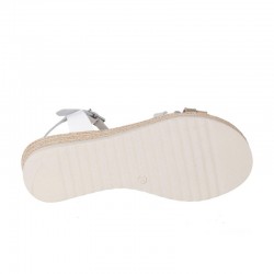 Sandalias Planas Mujer Oh My Sandals 5690 Blanco