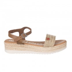 Sandalias Planas Mujer Oh My Sandals 5691 Cuero