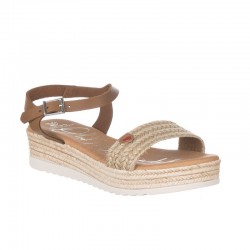 Sandalias Planas Mujer Oh My Sandals 5691 Cuero