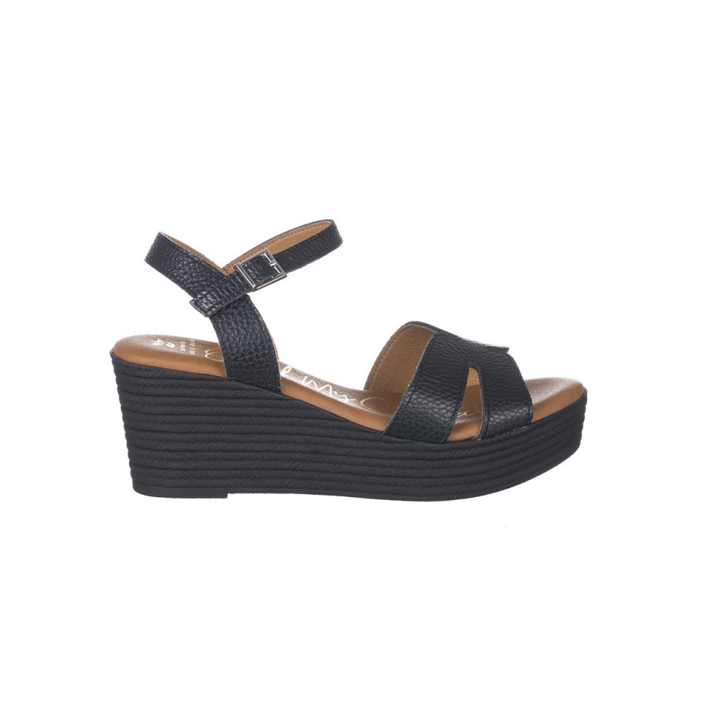 Cuñas Mujer Oh My Sandals 5720 Negro