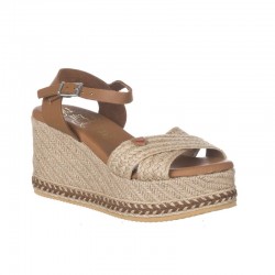 Cuñas Mujer Oh My Sandals 5738 Cuero