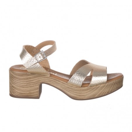 Sandalias de Tacón Mujer Oh My Sandals 5625 Oro