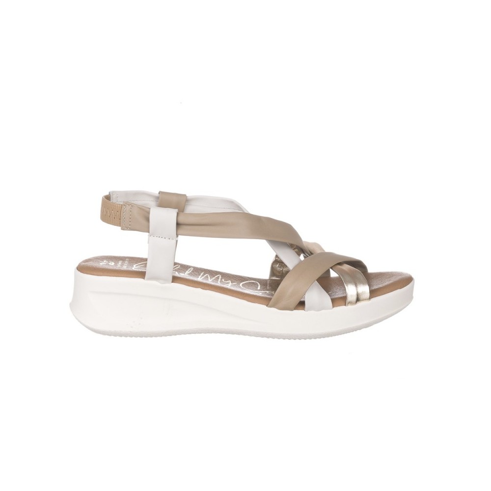 Cuñas Mujer Oh My Sandals 5655 Taupe