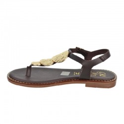 Sandalias Planas Mujer Oh My Sandals 5768 Marron