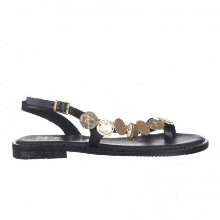 Sandalias Planas Mujer Oh My Sandals 5788 Negro