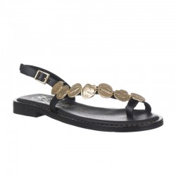 Sandalias Planas Mujer Oh My Sandals 5788 Negro