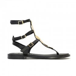 Sandalias Planas Mujer Oh My Sandals 5786 Negro