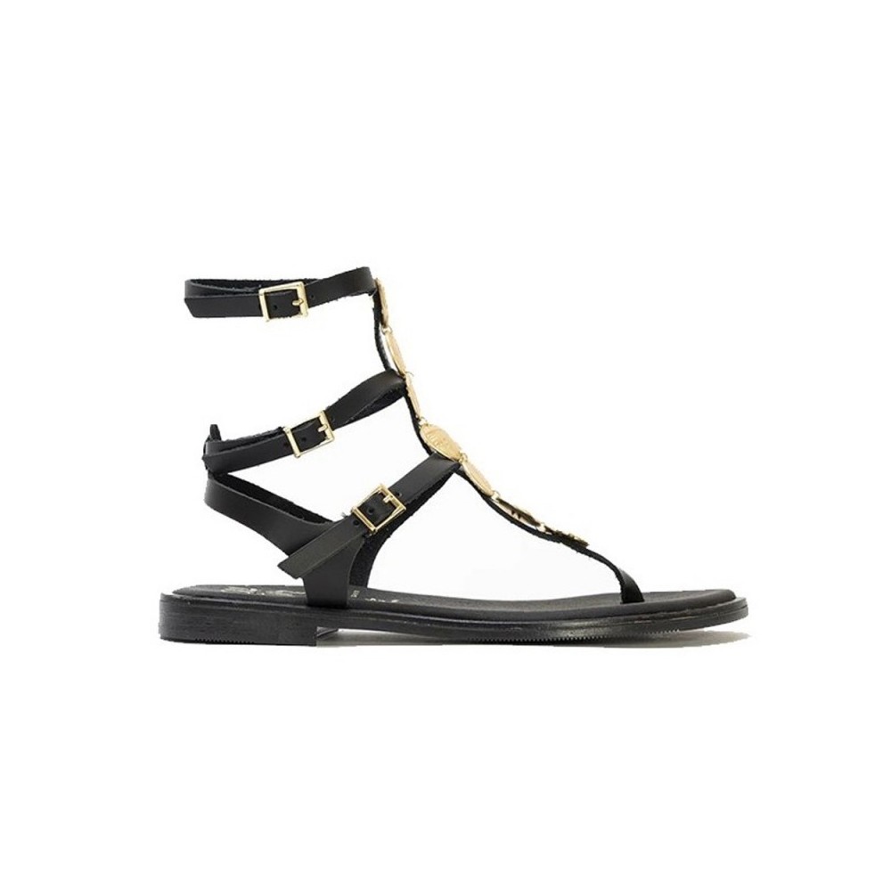 Sandalias Planas Mujer Oh My Sandals 5786 Negro