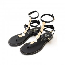 Sandalias Planas Mujer Oh My Sandals 5786 Negro