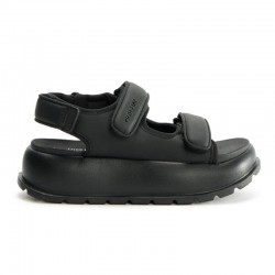 Sandalias Planas Mujer Skechers Galaxy Core Keepin Negro-Negro