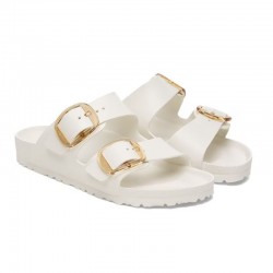 Sandalias Planas Mujer Birkenstock Arizona Big Buckle Eva Beig